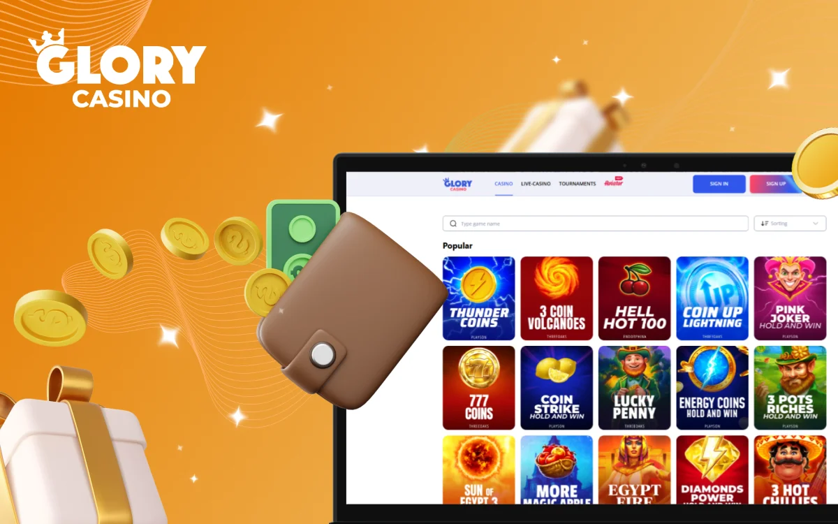 glory casino payments